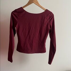 Women’s Cropped Long Sleeve Boatneck
